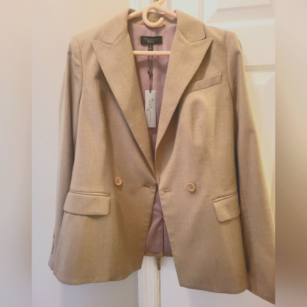 Talbots Women's Blazer, Tan, Size 10